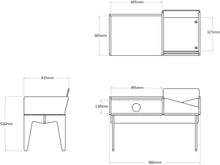 Load image into Gallery viewer, Record player display unit
